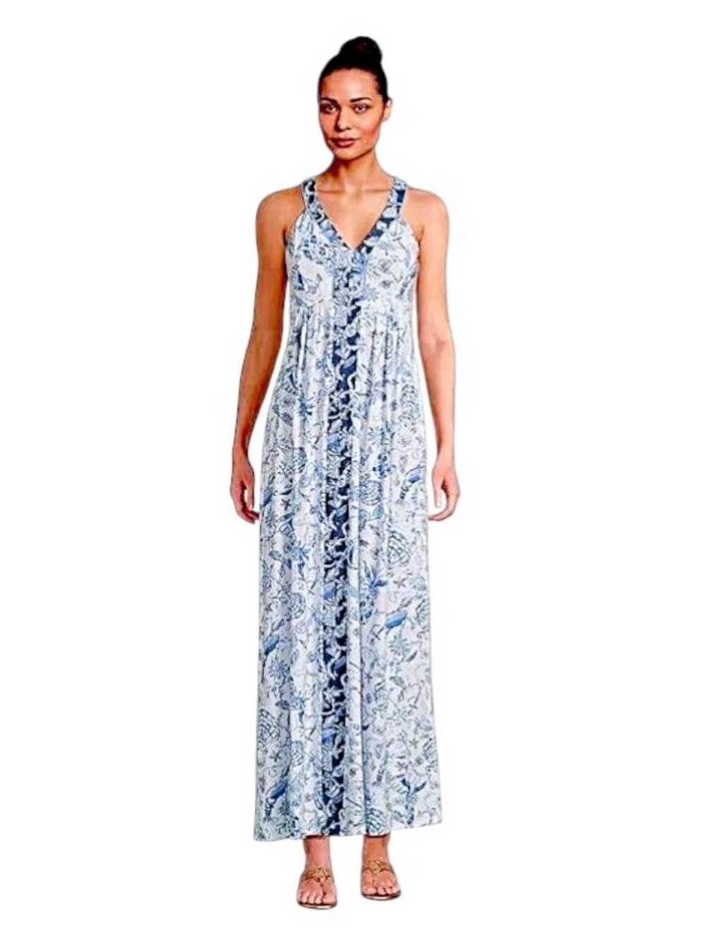 NEW Lilly Pulitzer Carmilla Maxi Dress Barefoot Beachcombers Size 6